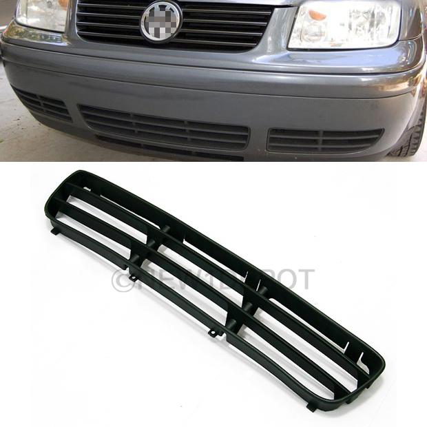 1 x front lower center black grille 1j5 853 677b for 99-04 vw bora jetta mk4 hot