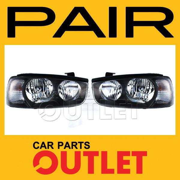 Headlight lamp set left&right for 01 02 03 hyundai elantra base gls new l+r