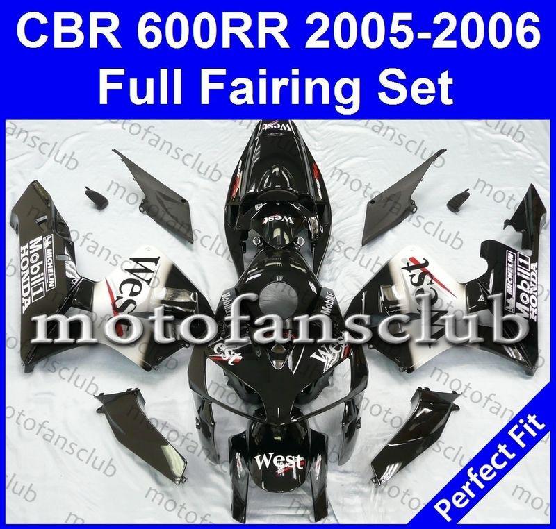 Fit honda cbr600rr 05 06 cbr 600 rr 2005 2006 fairing kit bodywork #19 b