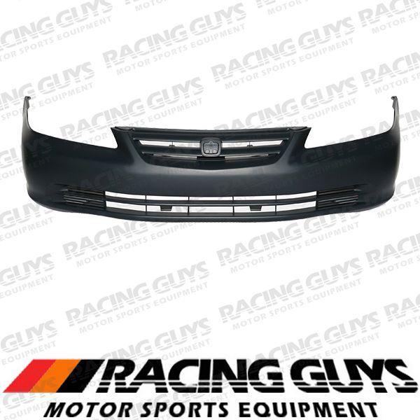 01-02 honda accord 4dr front bumper cover primered capa facial plastic ho1000196