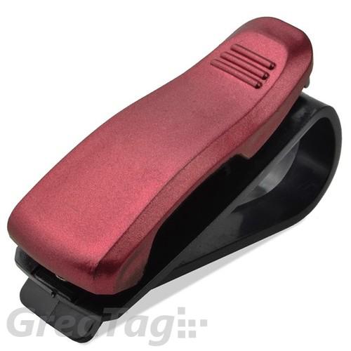 Universal car auto sunglasses clip holder support red for honda crv accord civic