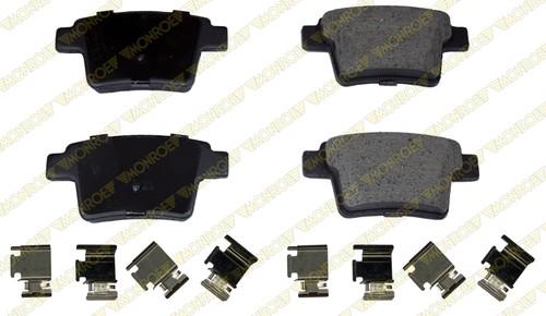 Monroe gx1071 brake pad or shoe, rear-monroe prosolution ceramic brake pad