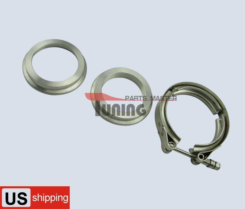 2.5'' 2.5 inch v band clamp v clamp v-band flange kit for turbo exhaust downpipe