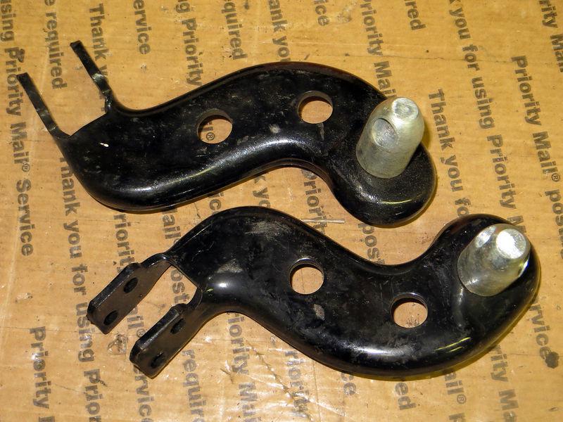 Harley davidson panhead knucklehead oem passenger foot board mounts - nos