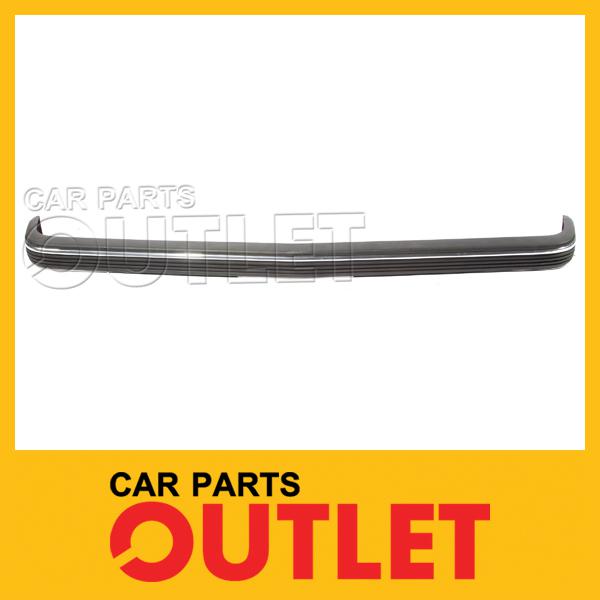 1991 1992 s10 blazer front bumper impact strip matte black pad chrome molding