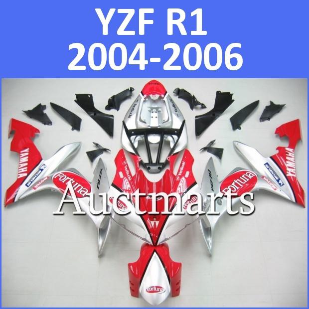 Fit yamaha yzf r1 04 05 06 yzfr1 2004 2005 2006 fairing kit bodywork e8 d00