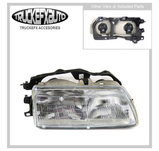 New headlight passenger side with bulbs clear lens halogen rh right hand