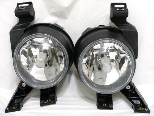 Volkswagen 1998-2000 beetle fog light lamp glass lens rl h pair w/2 bulbs new