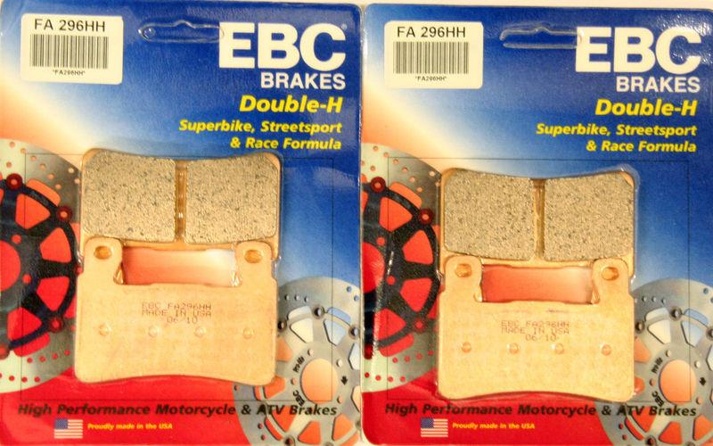 Ebc hh front brake pads 03 04 honda cbr 600rr fa296hh