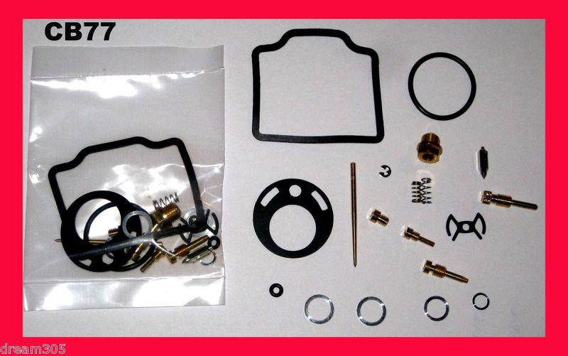 Honda 305 cb77 superhawk carburetor carb rebuild kit x 2 sets! 1961-1968