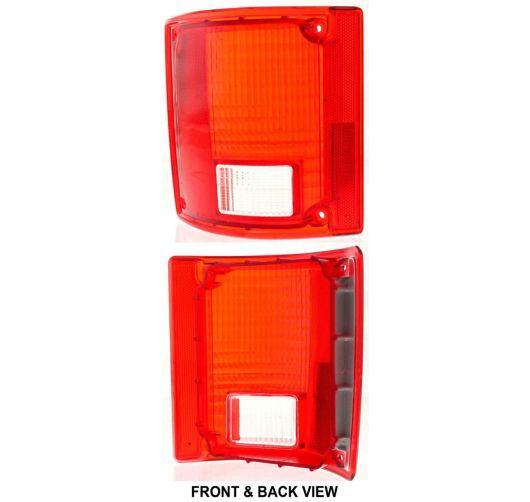 New drivers taillight taillamp lens sae and dot stamped chevy gmc pickup truck