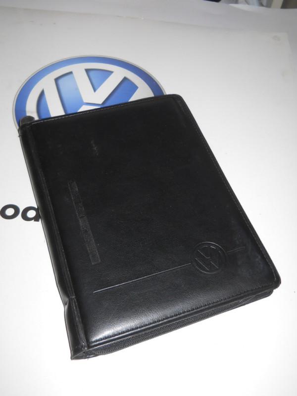 1996 vw volkswagen jetta owner's manual in embossed zippered case