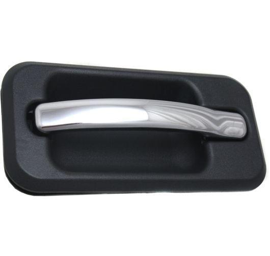 New black & chrome outside exterior door handle rh rear / for 2003-09 hummer h2