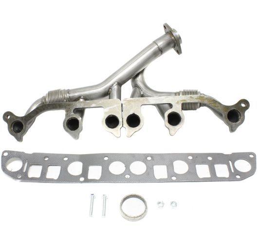 Jeep wrangler grand cherokee 4.0l v6 stainless steel exhaust manifold w/gasket