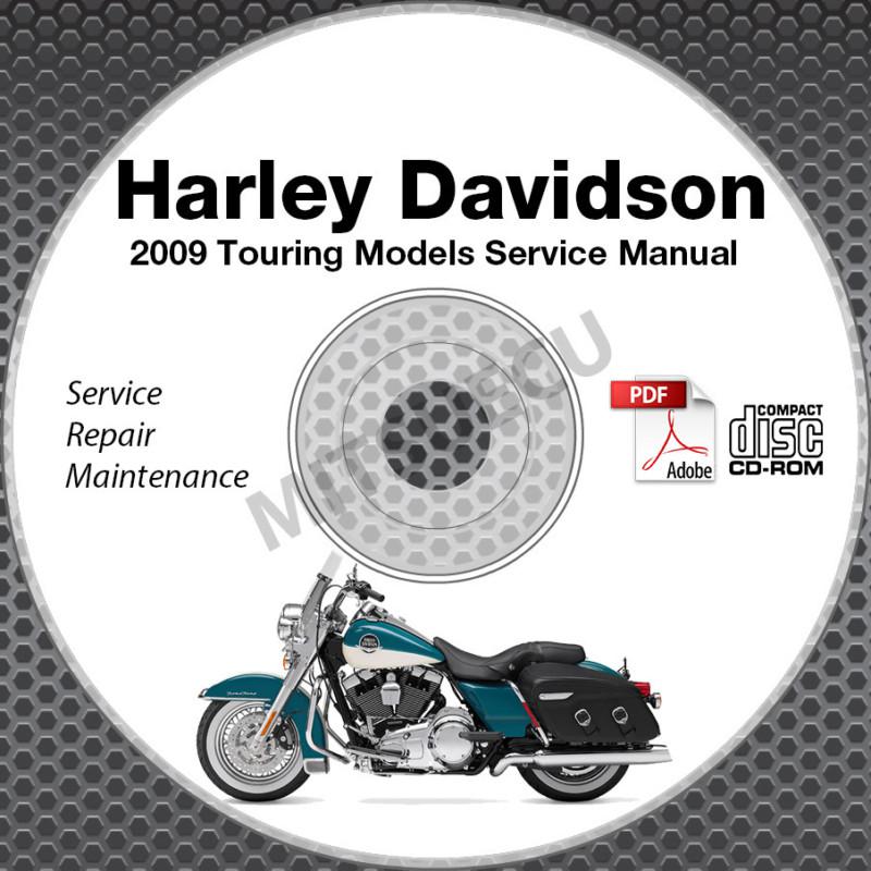 2009 harley davidson street road electra glide king touring service manual cd