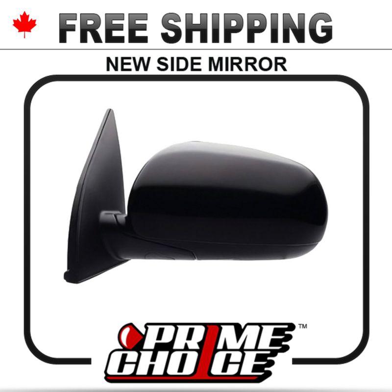 New power non heated drivers side view door mirror