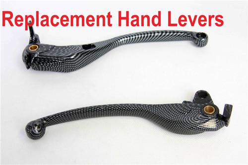 Carbon brake clutch hand lever fit honda cbr1000rr cbr 1000 2004 2005 2006 2007