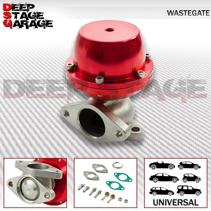 Universal type2 external 38mm turbo/manifold steel head wastegate+psi spring red