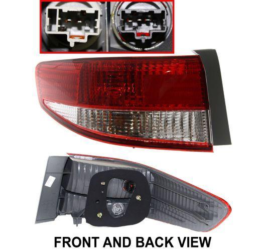 03-04 accord sedan 4 door rear taillight taillamp left driver side brake light