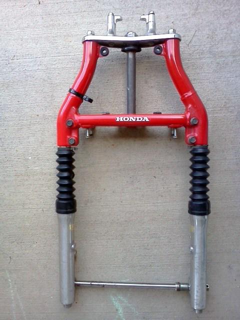 Honda atc200s atc front shocks forks w/ front axle  bar clamps  great condition!