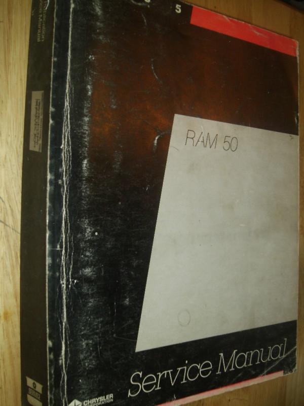 1985 dodge ram 50 truck   / shop manual / shop book / original