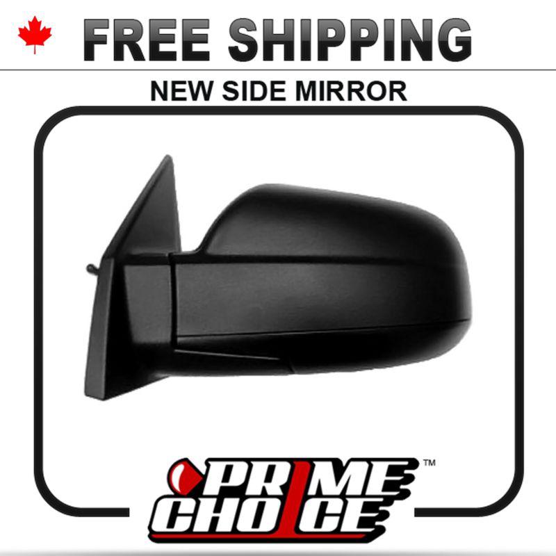 New power non heated drivers side view door mirror