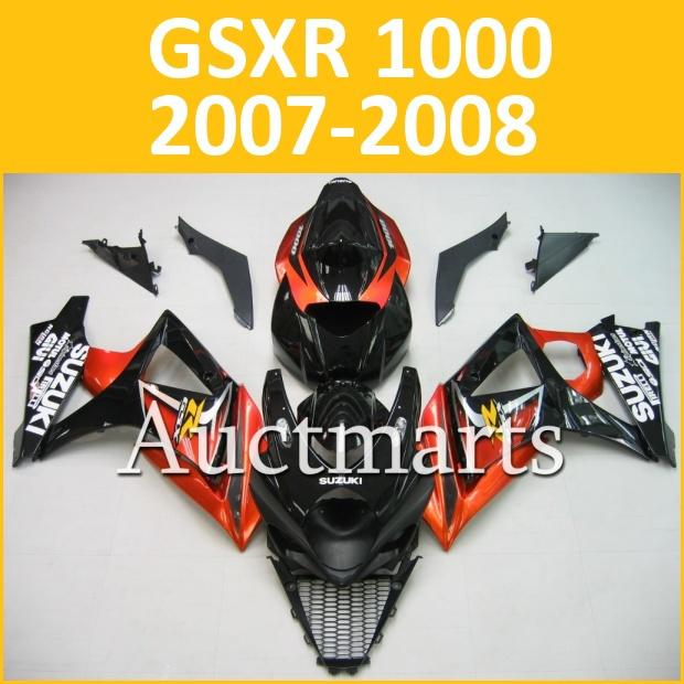 Fit suzuki 07 08 gsxr 1000 gsx-r 2007 2008 fairing bodywork plastics k7 i13 b12