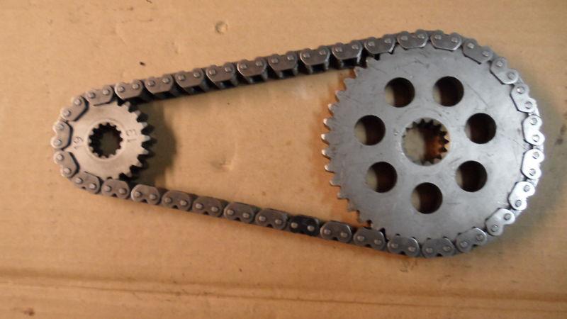 Arctic cat chain and gears 19 40 70 link 500 600 700 800 900 mc zl zr zrt etc