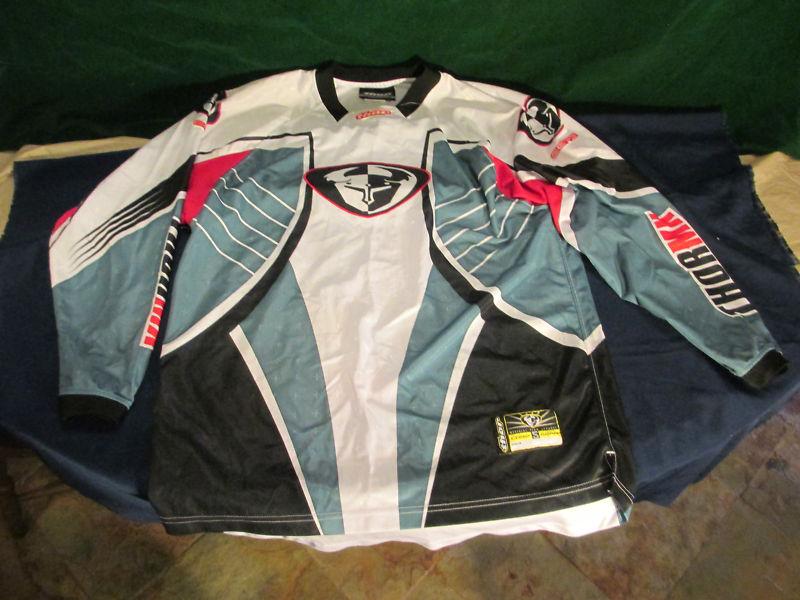 Thor core 5 mx motocross racing jersey shirt large style #1640