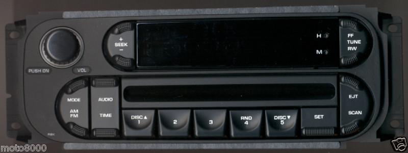 New! 02 03 04 jeep grand cherokee dodge intrepid dakota cd player radio liberty