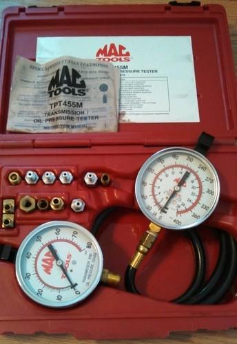 Mac tools transmission/oil pressure test kit tpt455m