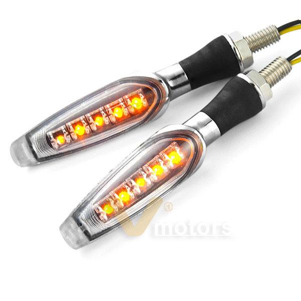 2x 5 led motorcycle turn signal indicator light for buell blast xb9 xb12 s1 s2