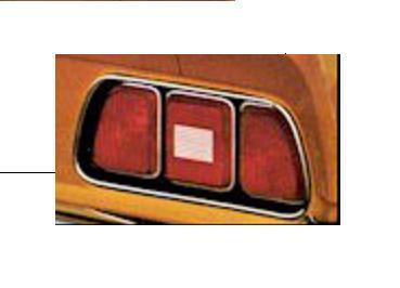 71 72 73 mustang taillight lens with ford logo