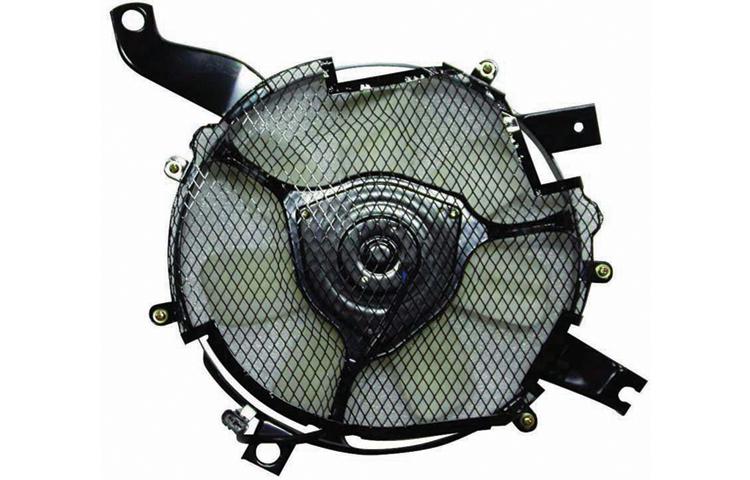 Depo ac condenser cooling fan 92-00 mitsubishi montero mb657380