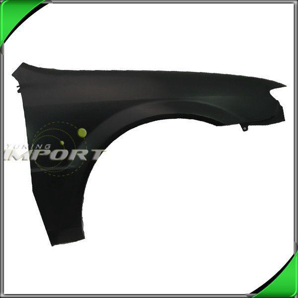 2001-2002 mazda protege passenger right front fender primered steel w/lamp hole