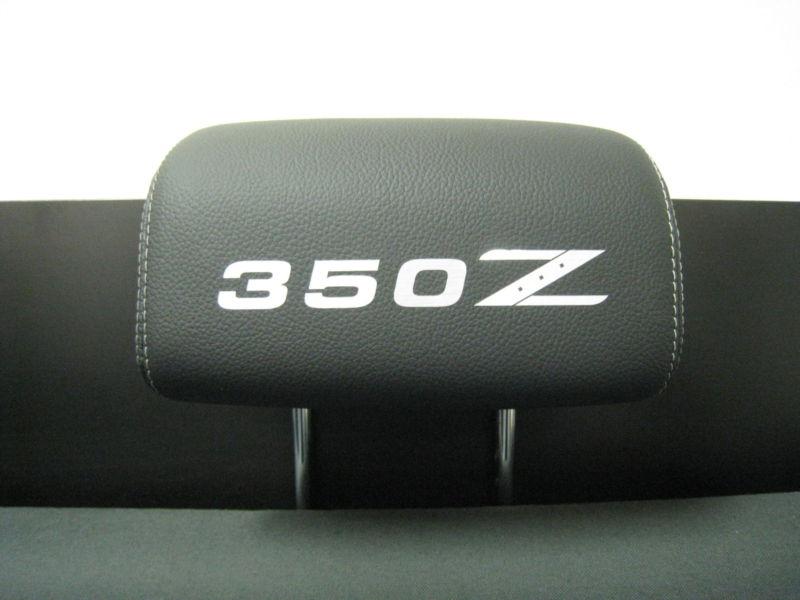 Headrest badge decal sticker nissan *350z* 350 z 4-pcs