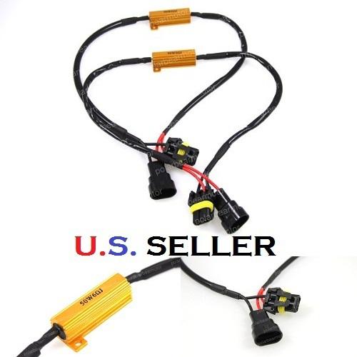 H11 h8 fog light lamp resistors decoder warning error canceller fix hyper flash