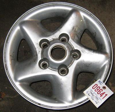 Dodge 96-01 pickup 1500 alloy wheel/rim 5 spoke 16x7 silver 1996 1997 1998 1999