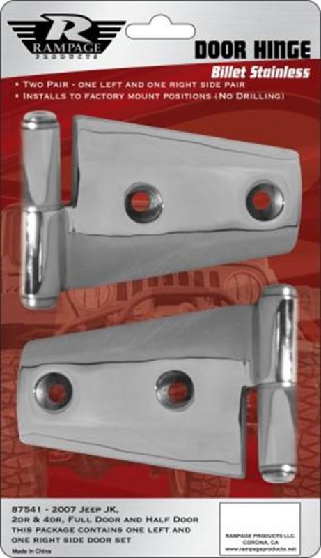 Rampage 87541 door hinges 07-13 wrangler