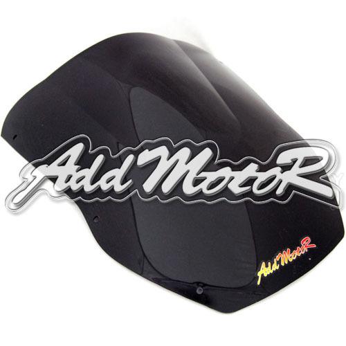 Motorcycle windscreen windshield fit zx-12r zx12r 00-01 black ws4019