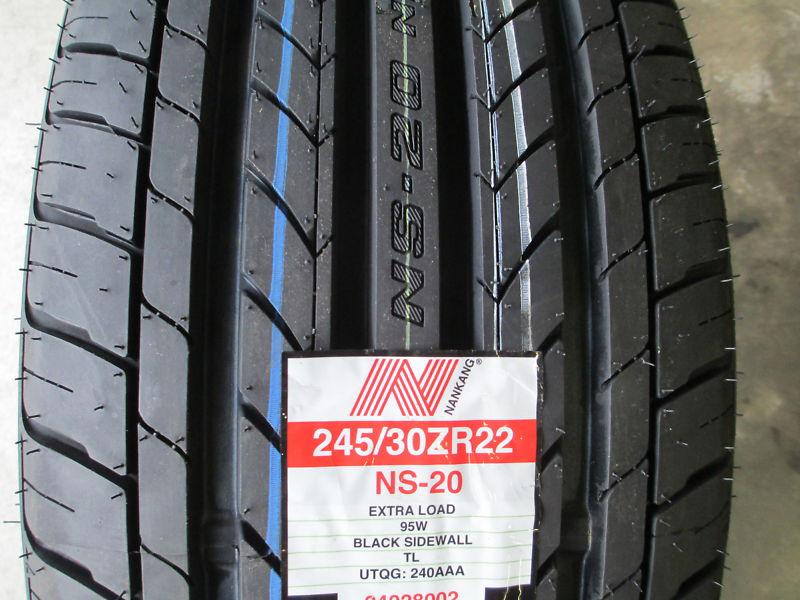 2 new 245/30zr22 inch nankang ns20 tires 245 30 22 2453022 r22 