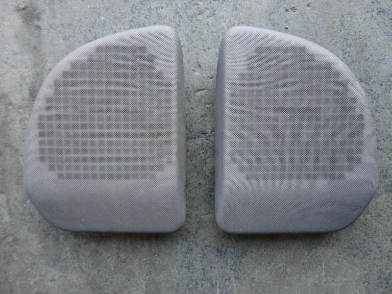 92-95 honda civic sedan oem left and right rear speaker covers 