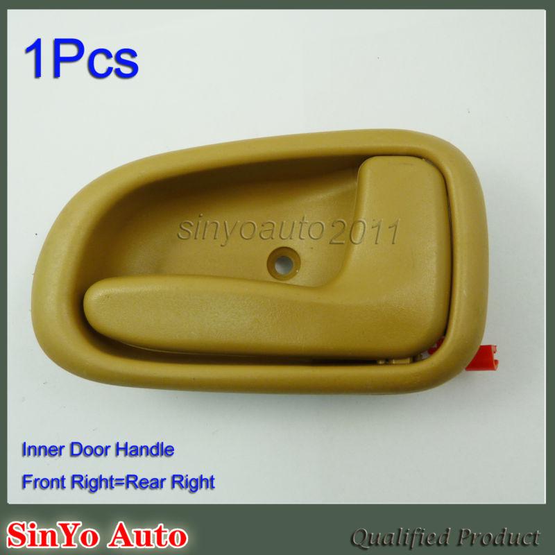 New inside door handle front rear right fr rr beige fit for corolla geo prizm 