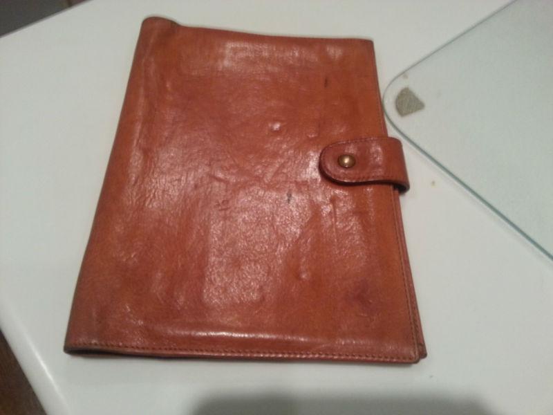 Ferrari  owners manual pouch leather oem