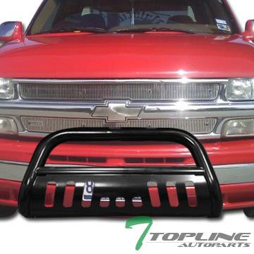 Heavyduty bull bar(brush push bumper grill guard)99-06 silverado/sierra 1500 blk