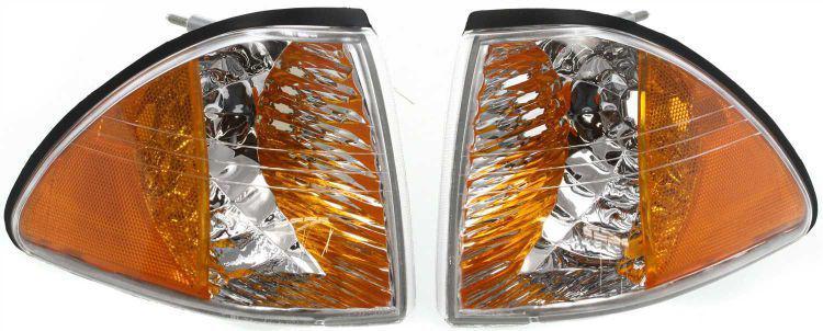 Side marker light lamp pair set (driver & passenger side, qty 2)