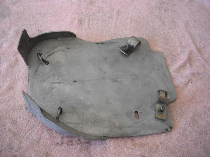 1983 husqvarna 430wr 430 wr aluminum skid plate very nice ahrma vintage mx