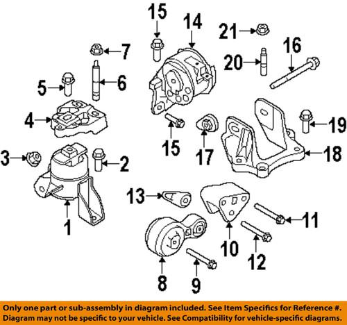 Ford oem 9e5z6038g auto transmission mount-transmission mount