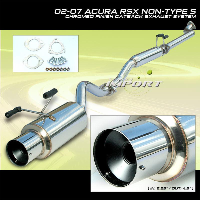 2002-2007 03 acura rsx dc5 n1 catback exhaust muffler system high performance