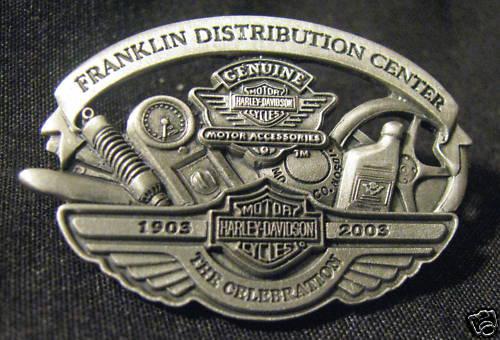 Harley-davidson franklin distribution center pin ~ rare